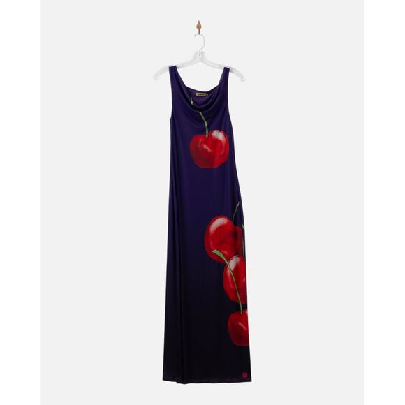 Muma World Luis Maxi Dress in Cherry Night Size S - Picture 4 of 9